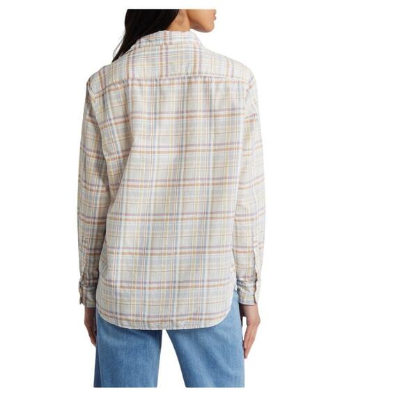 Frank & Eileen the Eileen relaxed linen blend button up shirt size small - Picture 3 of 13